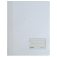 DURABLE Snelhechters Duralux A4 Wit PVC Transparante voorpagina 28 x 33,2 cm