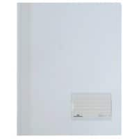 DURABLE Snelhechters Duralux A4 Wit PVC Transparante voorpagina 28 x 33,2 cm