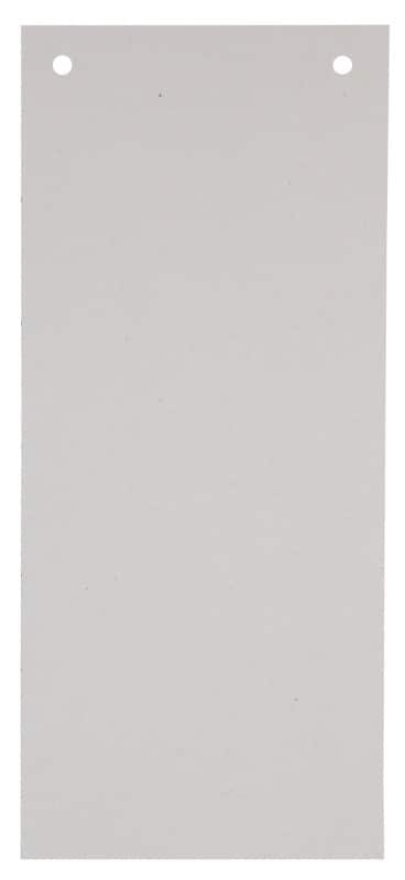 KANGARO Scheidingsbladen Speciaal Grijs Karton Rechthoekig 2 Gaten 07071-10 100 Stuks