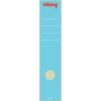 Étiquettes pour dos de classeur Viking 60 mm Bleu Longues 10 Unités