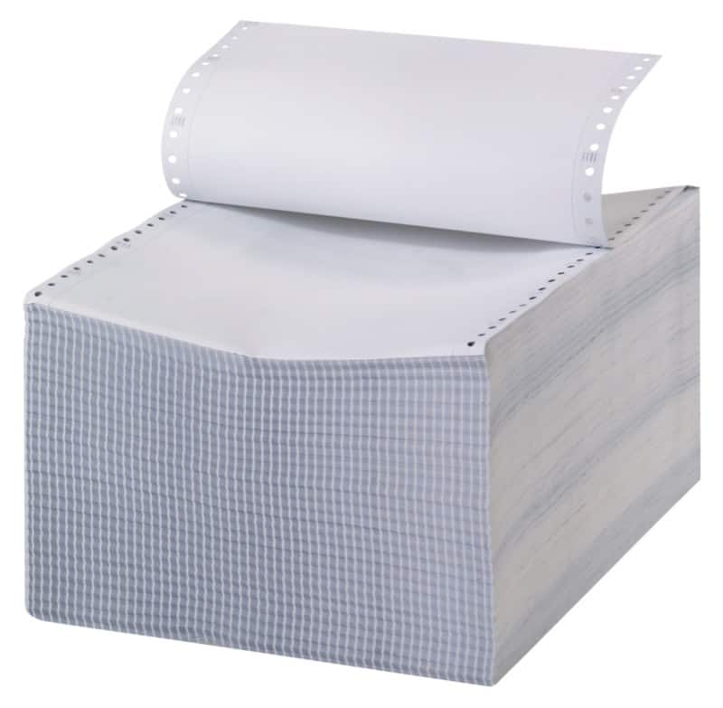 Papier listing informatique Viking A4+ Perforé 53 g/m², 56 g/m², 57 g/m² Blanc 600 Feuilles