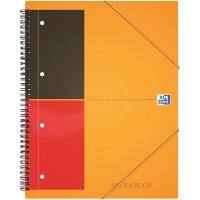 OXFORD International Notitieboek Draadgebonden A4+ Gelinieerd PP (Polypropeen) Oranje 160 Pagina's 80 Vellen