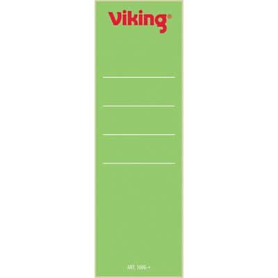 Viking Ordnerrugetiketten kort Groen 10 Stuks 6 x 19,1 cm
