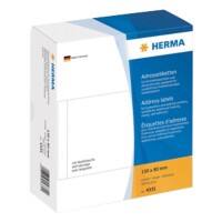 Étiquettes d'adresse HERMA 4331 Blanc 130 x 80 mm 500 Étiquettes par paquet 4331