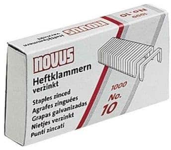 Novus NOVUS OFFICE Nietjes Nr.10 Super 040-0003 Zink Zilver 1000 Nietjes
