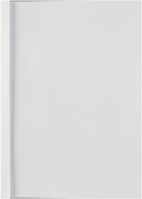 GBC Inbindkaft LeatherGrain A4 1.5 mm 15 Vellen 240 g/m² 150 micron Leertextuur Wit 100 Stuks