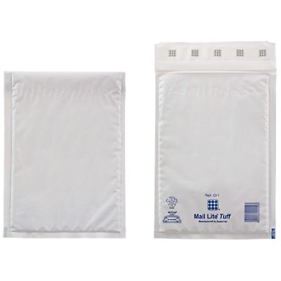 Mail Lite Tuff® Luchtkussen-enveloppen D/1 180 (B) x 260 (H) mm Kleefstrip Wit 100 Stuks