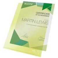 Leitz Super Premium Pochettes coin A4 Jaune PVC (Polychlorure de vinyle) 150 microns 100 Unités