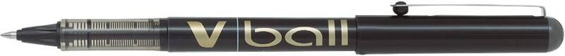 Pilot V-Ball Niet-intrekbaar Rollerballpen Zwart 0,4 mm Medium Kegelvormig