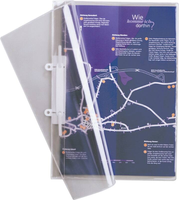 DURABLE Snelhechters 2512 A4 Transparant Plastic 22,3 x 31,3 cm