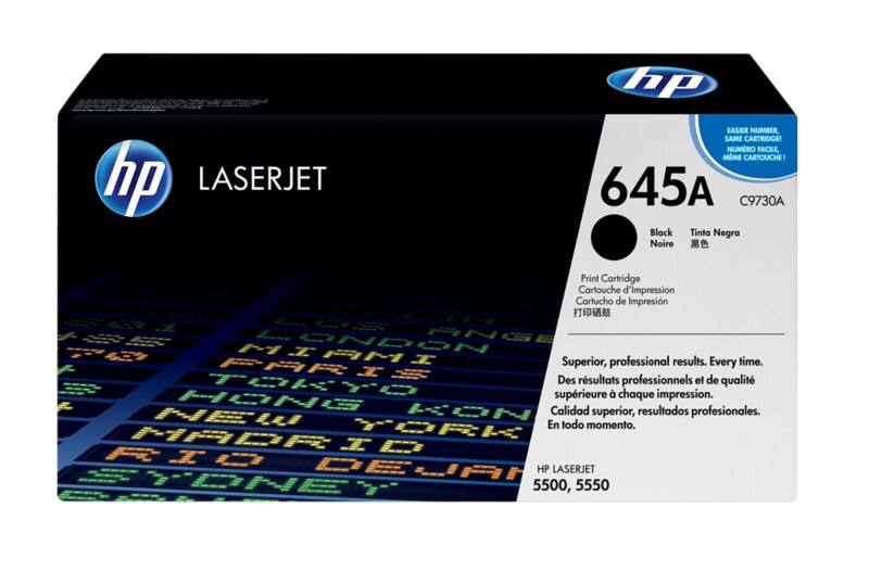 Toner HP 645A D'origine C9730A Noir