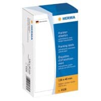 HERMA Frankeeretiketten 4328 Klevend Wit 130 x 40 mm  250 Vellen à 2 Etiketten