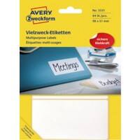 AVERY Zweckform Etiketten 3331 Klevend Wit 98 x 51 mm  28 Vellen à 3 Etiketten