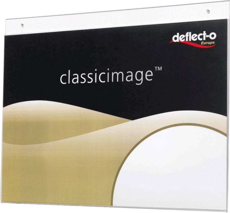 Présentoir de table Pré perforé A4 Deflecto Transparent DE46901 30,1 x 0,5 x 23,8 cm