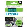 DYMO D1 S0720740 D1 Labeltape 40919 Zelfklevend Zwart op Groen 9 mm x 7 m