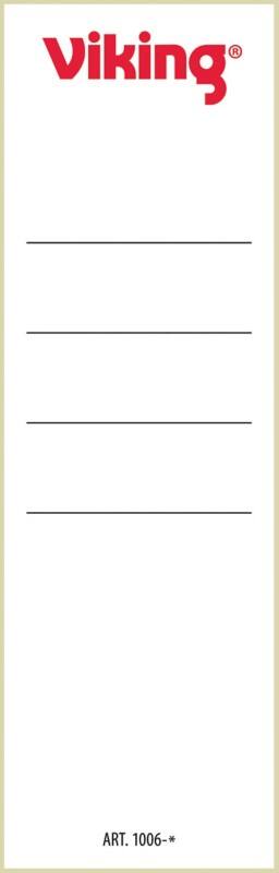 Viking Ordnerrugetiketten 10 Stuks 6 x 19,1 cm