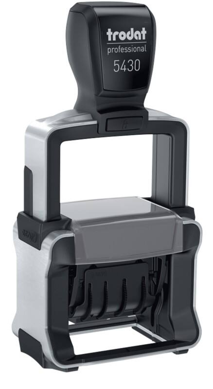 Trodat Professional 5430/L Gepersonaliseerde stempel Blauw, Rood 7,3 x 3,7 x 14,5 cm Duits