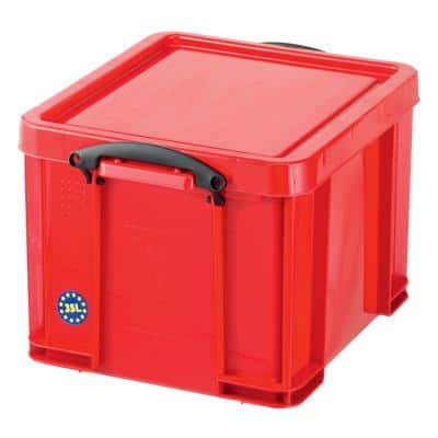 Boîte de rangement Really Useful Box 35R 35 l Rouge Polypropylène 48 x 39 x 31 cm