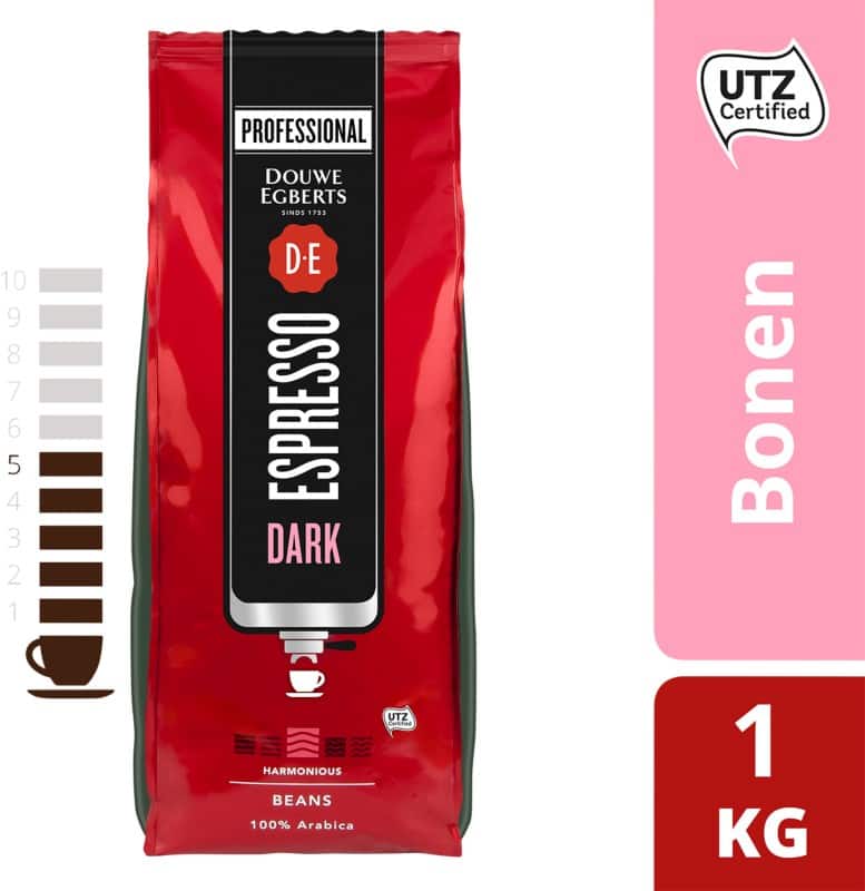 Café en grain Douwe Egberts Dark Roast 1 kg
