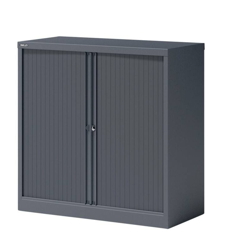 Bisley Roldeurkast Essentials Antraciet 1.000 x 470 x 1.015 mm