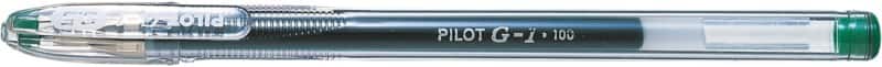 Roller encre gel Pilot G1 Non rétractable Vert 0,3 mm Fin Conique Rechargeable