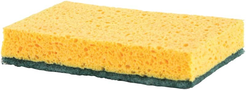 BETRA Schuurspons Geel, groen 10 Stuks Viscose