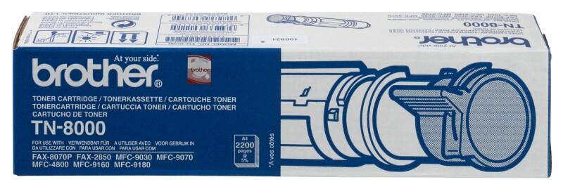 Toner Brother TN-8000 D'origine Noir