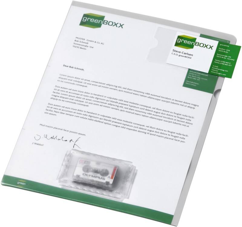 DURABLE Documentmap A4 Beige, transparant Kunststof 11 Gaten