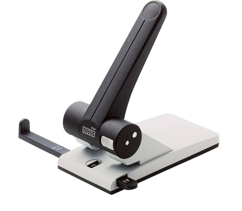 Novus NOVUS office 2 Gaten Perforator Kunststof, metaal 65 Vellen B265 Grijs, zwart