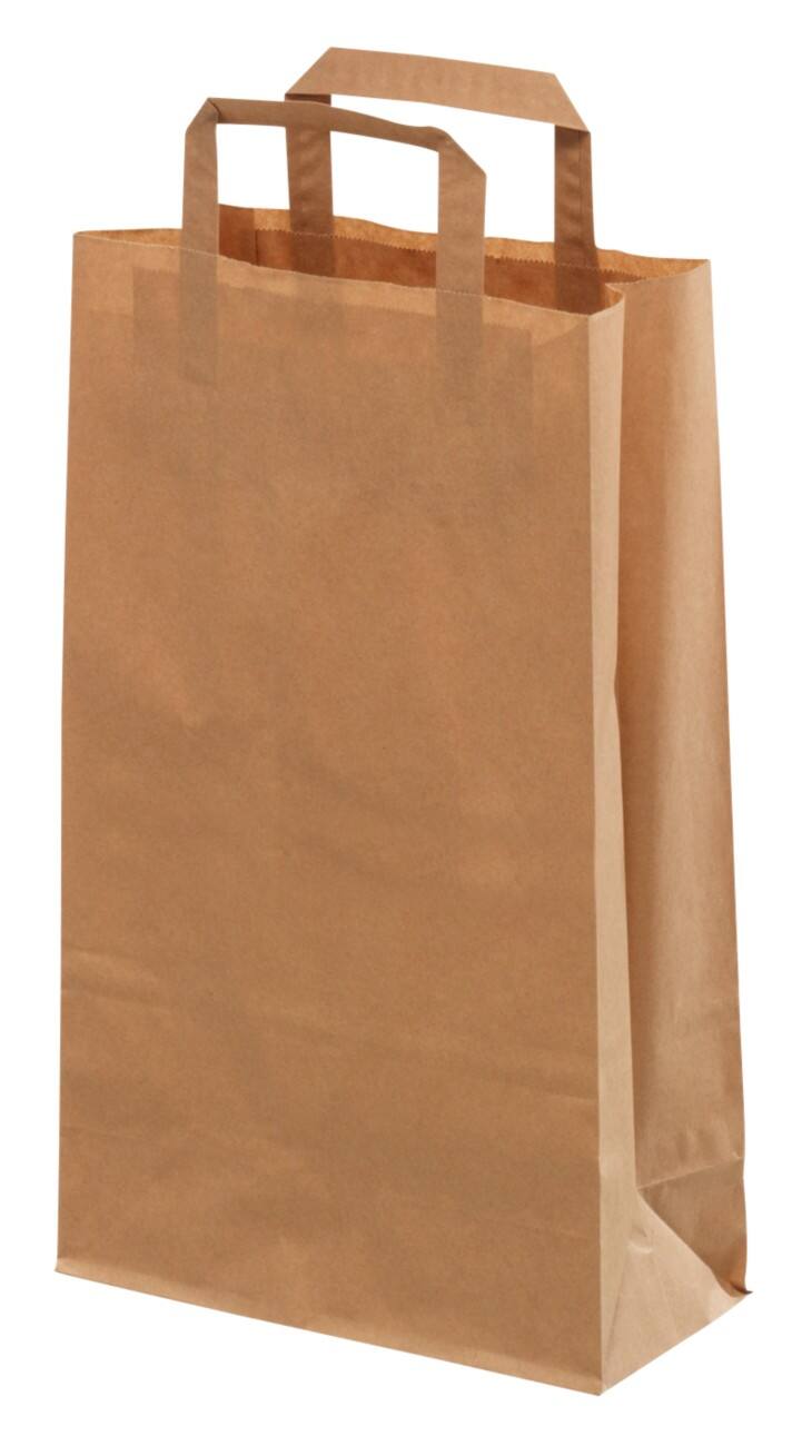 Sacs en papier Topcraft Marron 70 g/m² 22 x 36 cm 250 Unités