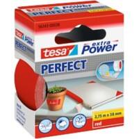 tesa Tape extra Power Perfect Rood 38 mm (B) x 2,75 m (L) Weefsel