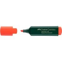Surligneur Faber-Castell Superfluorescent Orange Pointe moyenne Biseautée 1 - 5 mm Rechargeable