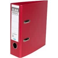 ELBA Rado Plast Classeur A5 75 mm Rood 2 ringen 100022640 Karton, PP (Polypropeen) Staand