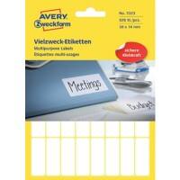 AVERY Zweckform 3323 Multifunctionele etiketten Wit 38 x 14 mm 29 Vellen à 32 Etiketten