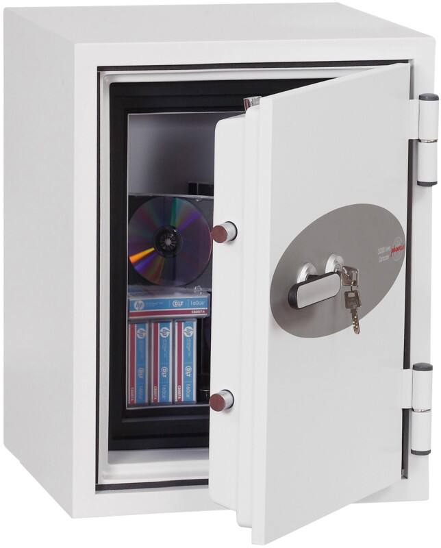 Phoenix Maat 2 Data Kluis met Sleutel Slot 18L Datacare DS2001K 600 x 470 x 470mm Wit