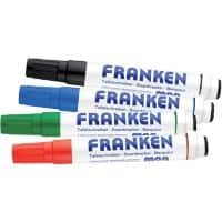 Franken Whiteboard-marker  Kleurenassortiment 4 Stuks