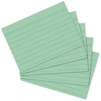 Fiches index alphabétique herlitz 1150655 Vert 14,8 x 10,5 cm 100 Unités