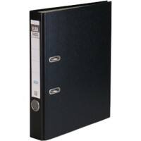 Classeur à levier ELBA Étroit Rado Brilliant A4 50 mm Noir 2 Anneaux Carton, PP (Polypropylène)