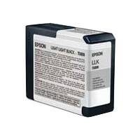 Cartouche jet d'encre Epson T5809 D'origine C13T580900 Noir clair