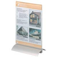 Porte-visuel DURABLE Presenter A5 En forme de T 15 (l) x 8,5 (p) x 23,7 (h) cm Transparent