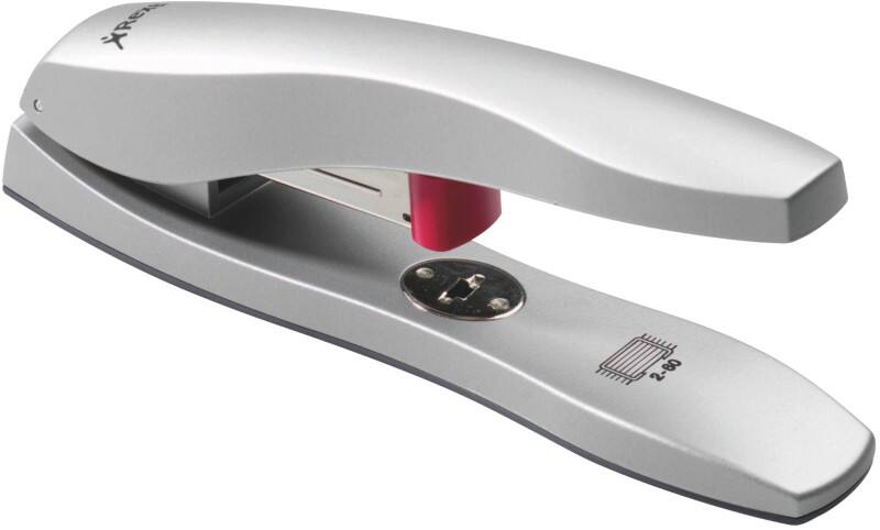 Rexel Odyssey Heavy Duty nietmachine Odyssey Volledig strip 60 Vellen Zilver Odyssey Rubber