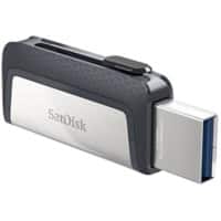 SanDisk USB 3.1 USB-stick Ultra Dual 32 GB Zwart, zilver