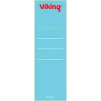 Viking Ordnerrugetiketten kort Blauw 10 Stuks 6 x 19,1 cm