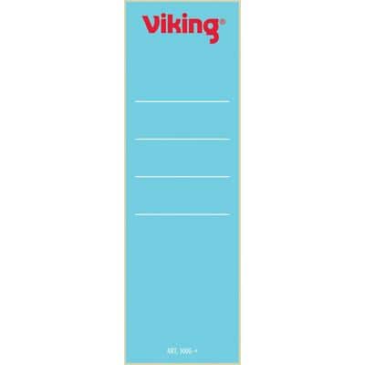 Viking Ordnerrugetiketten kort Blauw 10 Stuks 6 x 19,1 cm
