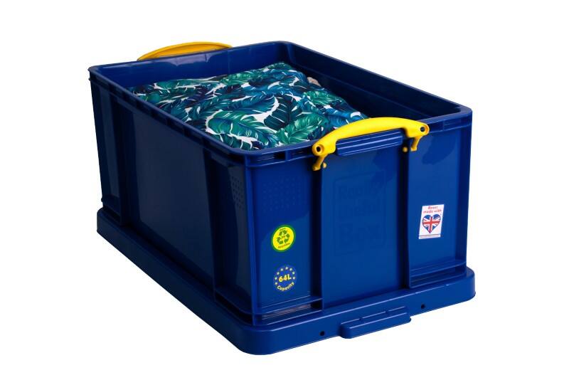 Really Useful Box Kunststof Magazijnbak 64 l Blauw 44 x 71 x 31 cm