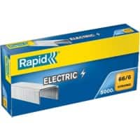 Rapid Strong Electric Nietjes 66/6 24867800 Gegalvaniseerd staal Zilver 5000 Nietjes