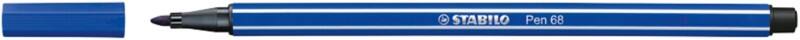 Feutre STABILO Pen 68 Ogive 1 mm Bleu