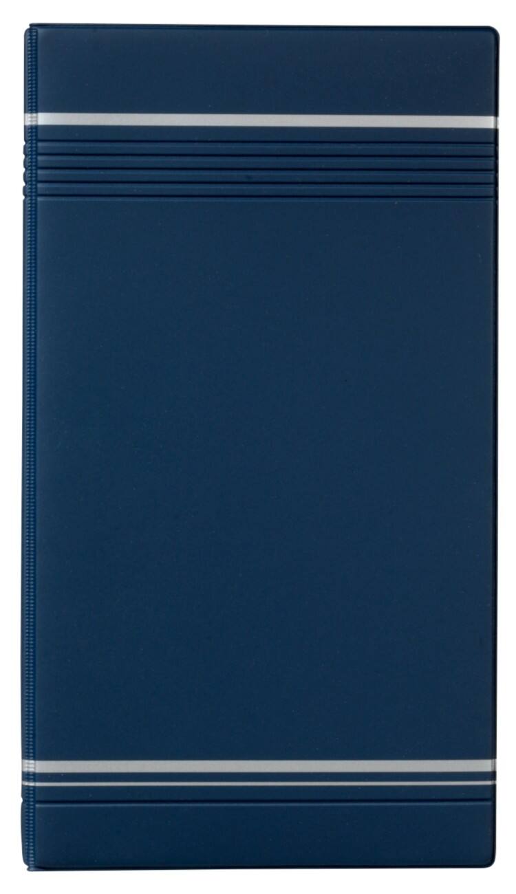 DURABLE Visifix Visitekaartringmap Donkerblauw Speciaal 200 kaartjes Polypropyleen 14,5 x 25,5 cm