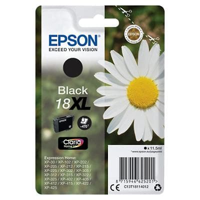 Epson 18XL Origineel Inktcartridge C13T18114022 Zwart