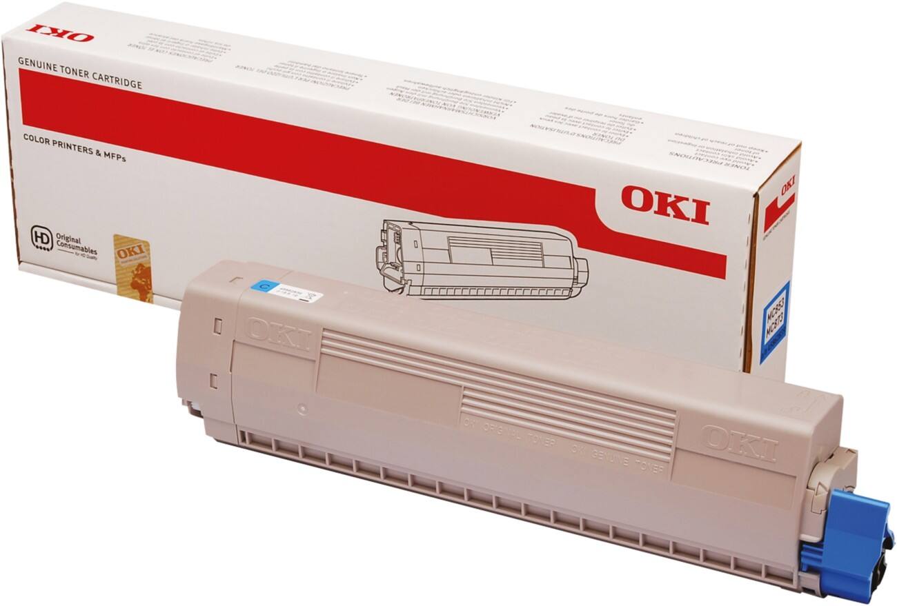 OKI 45862839 Origineel Tonercartridge Cyaan